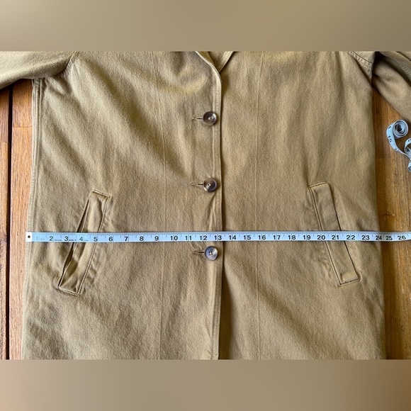 Levi’s Premium Oversized Tan Canvas Luna Coat - Size M - Picture 8 of 10